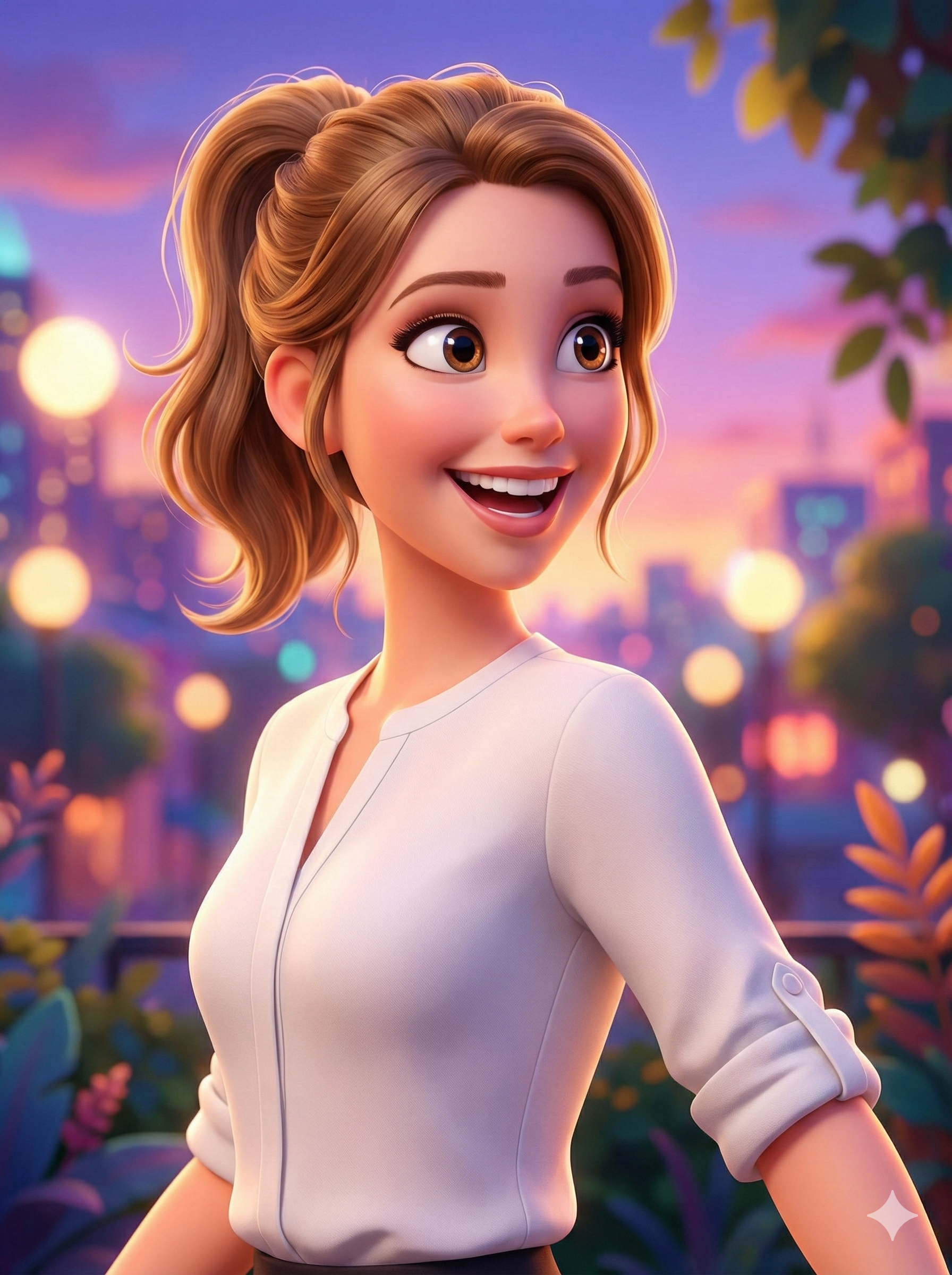 3D Pixar style result